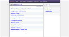 Desktop Screenshot of cricinfoscore.com
